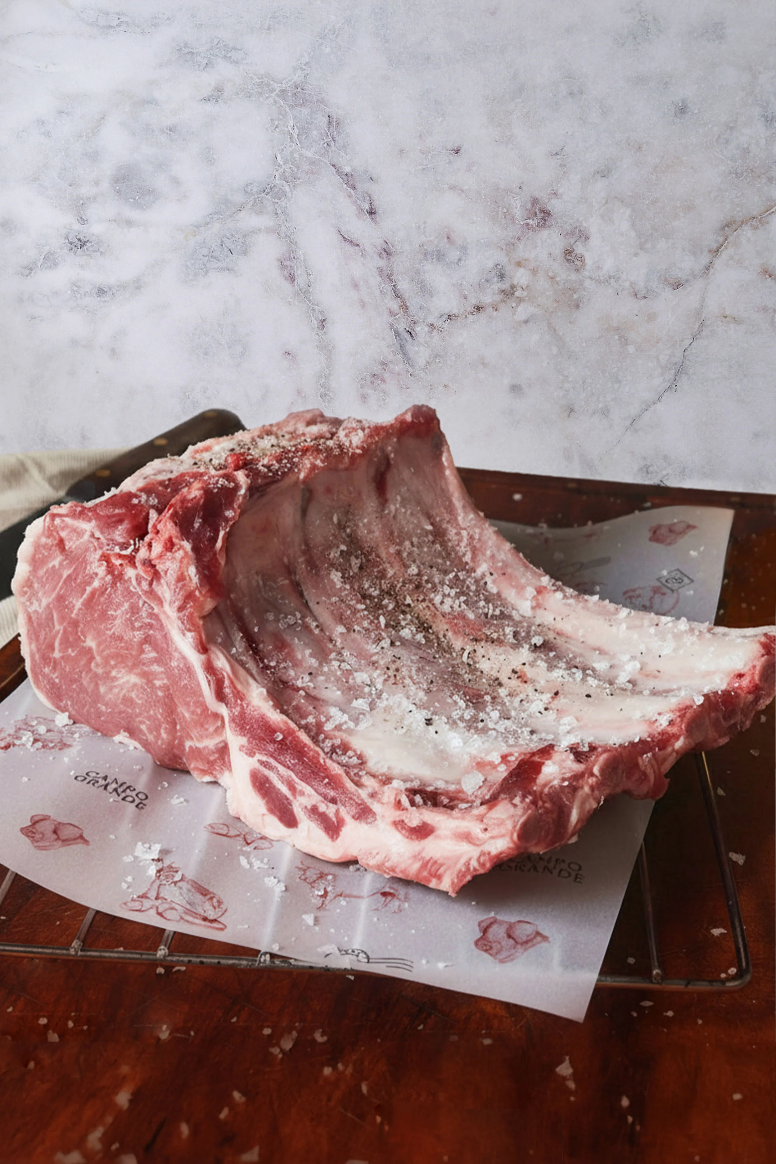 Large Ibérico 4-Bone Ribeye Rack [FREE] - Campo Grande
